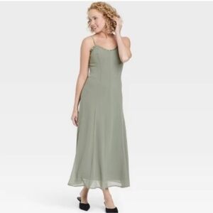A New Day Sage Maxi Dress